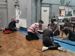 Community volunteering: PHP blue floor